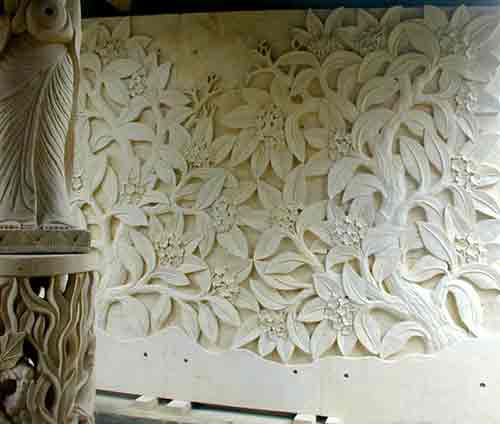 Bas relief of carved motif by buying agent in Indonesia to export and sourcing Bali.