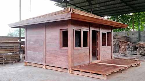 Exotic wooden house by buying agent in Indonesia for export Bali and Java sourcing.