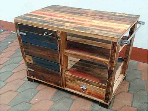 Recycled wood furniture for wholesale export by export agent  Bali Java Indonesia.