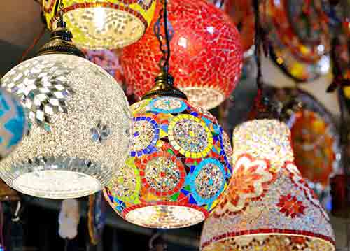 Luminaire suspendues en vente à l'export pour grossistes par agent sourcing à Bali en Indonésie. 
