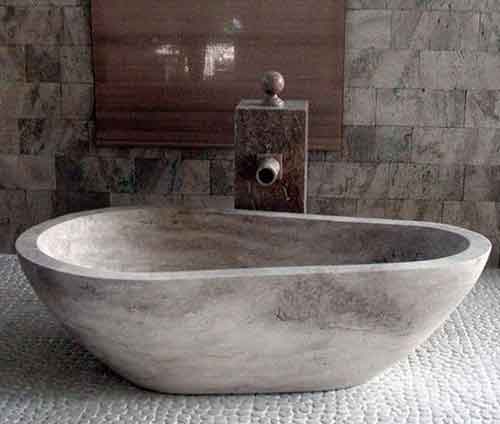 Indonesian stone bathtub basin for sale by agent sourcing in Bali in buying export indonesia.