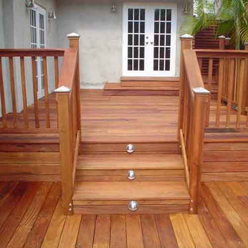 Exotic wooden terrace on sale by buying agent Indonesia to export Java sourcing.