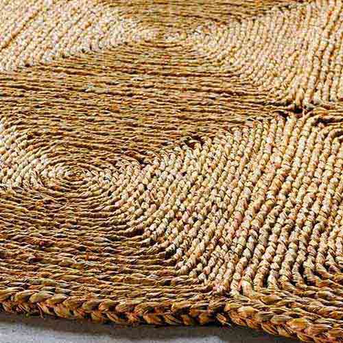 Water hyacinth carpet. Sale by export agent in Bali, sourcing Indonesia.